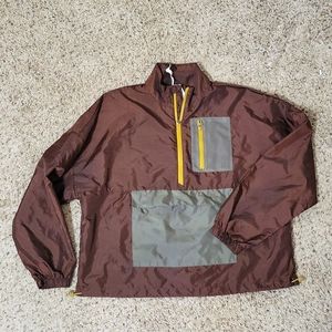 Fabletics cropped half zipped jacket